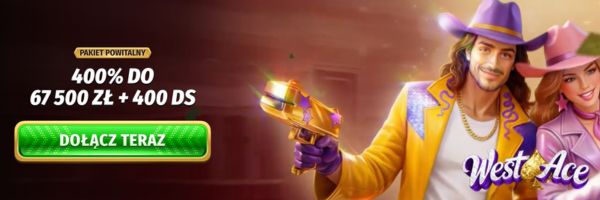 West Ace Casino bonus powitalny 400% do 67500 zł